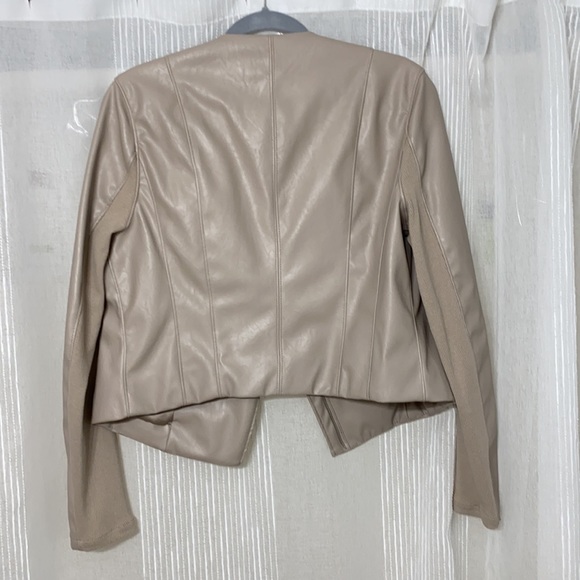 BlankNYC Cream Faux Leather Jacket - Picture 7 of 7
